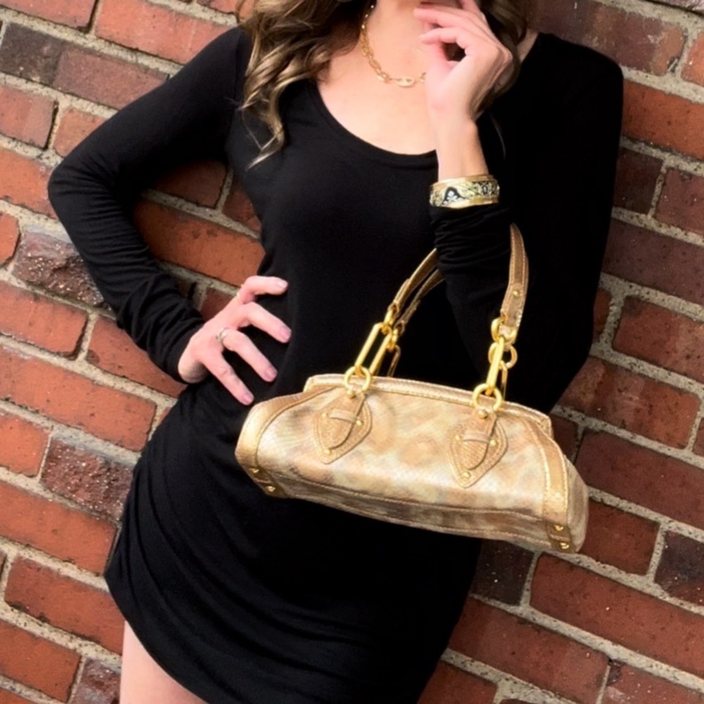 Cole Haan Trinity Python Print Handbag - image 1